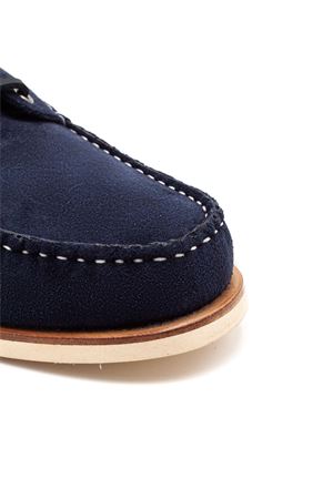 Blue suede driver loafers BERWICK 1707 | 5604BLU